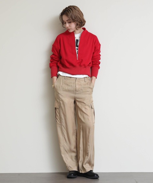 Re Fiina(フィーナ)の「ボンバーヒートHZカットソー(Tシャツ/カットソー・レディース・レッド/ブラック/グレー系・FREE)」の20枚目の写真