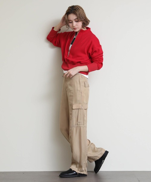 Re Fiina(フィーナ)の「ボンバーヒートHZカットソー(Tシャツ/カットソー・レディース・レッド/ブラック/グレー系・FREE)」の21枚目の写真