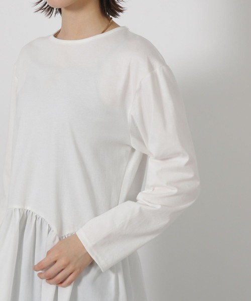 アソート裾レイヤード長袖 / 598755（Tシャツ/カットソー）｜LAKOLE