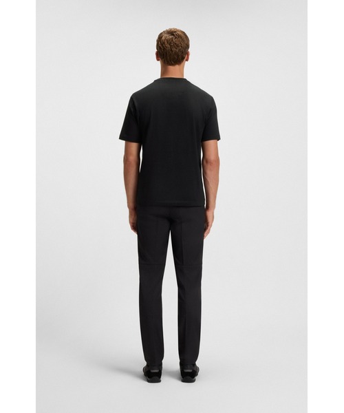 BOSS（ボス）の「リラックスフィット Tシャツ スクエアロゴ（Tシャツ/カットソー・メンズ・ブラック・S/L/XL/XS/XXL/M）」の4枚目の写真