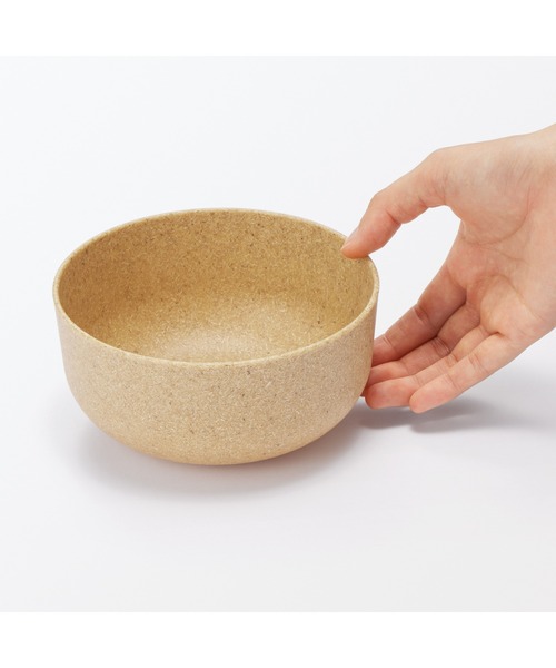 無印良品(ムジルシリョウヒン)の「レンジで使える ヤシの端材を使った ボウル 2個組(食器・メンズ・ナチュラル・FREE)」の5枚目の写真