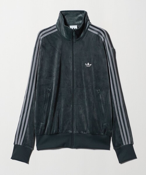 adidas Originals（アディダスオリジナルス）の「＜adidas Originals＞ファイヤーバード ベロア トラックトップ（ジャージ・メンズ・ダークブラウン/ダークグレー/ダークグリーン・L/M/XL）」の2枚目の写真