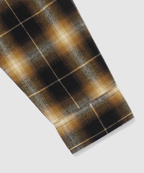 Dickies（ディッキーズ）の「【別注限定生産】Dickies 100% Cotton Plaid Work Shirt  Long Sleeve/綿100%チェックワークシャツ/ユニセックス（シャツ/ブラウス・メンズ・ブラック/カーキ/ブラウン/オレンジ・M/L/XL/XXL）」の6枚目の写真