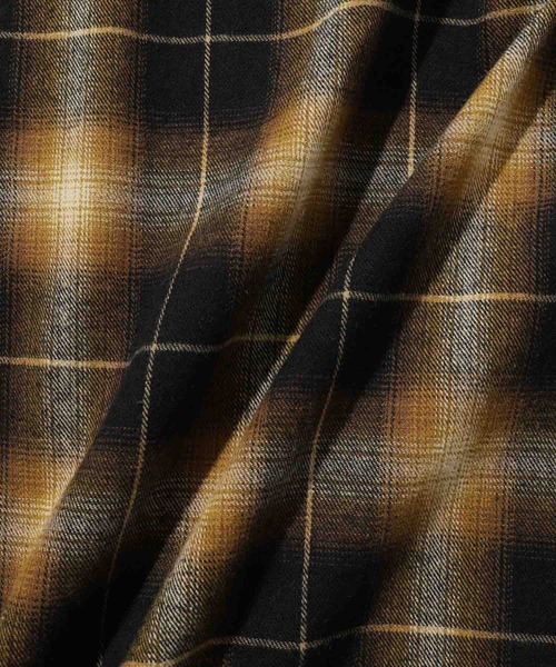 Dickies（ディッキーズ）の「【別注限定生産】Dickies 100% Cotton Plaid Work Shirt  Long Sleeve/綿100%チェックワークシャツ/ユニセックス（シャツ/ブラウス・メンズ・ブラック/カーキ/ブラウン/オレンジ・M/L/XL/XXL）」の8枚目の写真