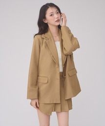 Ambre Neige（アンブルネージュ）の「W lapel tailored jacket / Wラペルテーラードジャケット（テーラードジャケット）」