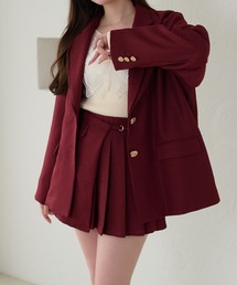 Ambre Neige（アンブルネージュ）の「W lapel tailored jacket / Wラペルテーラードジャケット（テーラードジャケット）」
