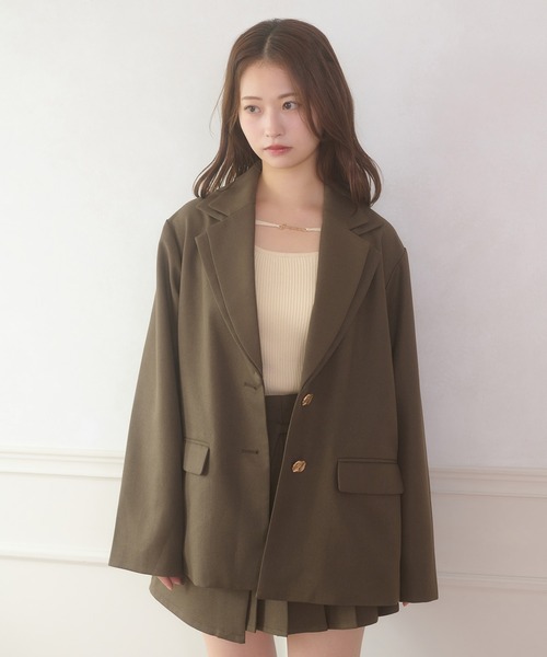 W lapel tailored jacket / Wラペルテーラードジャケット（テーラード