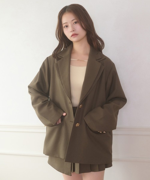 W lapel tailored jacket / Wラペルテーラードジャケット（テーラード