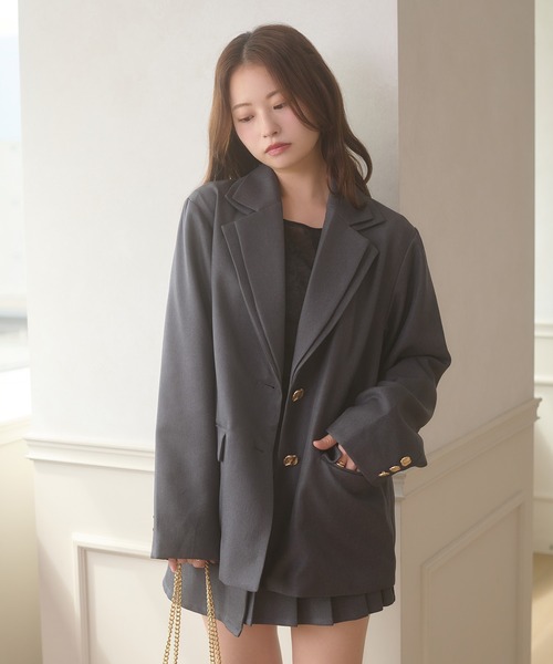 W lapel tailored jacket / Wラペルテーラードジャケット（テーラード