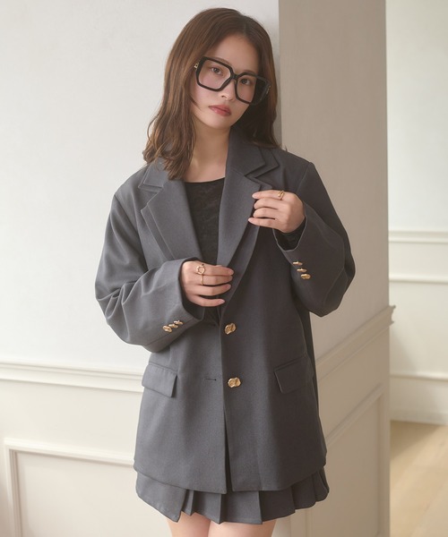 W lapel tailored jacket / Wラペルテーラードジャケット（テーラード