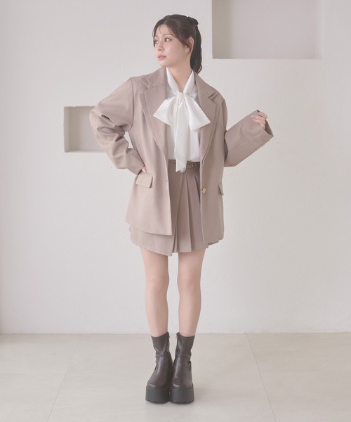 セール】W lapel tailored jacket / Wラペルテーラードジャケット セール】W lapel tailored jacket / Wラペルテーラードジャケット