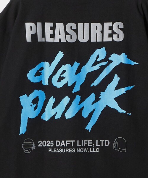 PLEASURES(プレジャー)の「<PLEASURES × Daft Punk>DUO Tシャツ(Tシャツ/カットソー・メンズ・ブラック・L/M)」の6枚目の写真