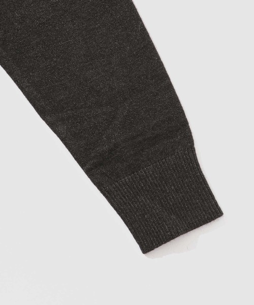 NAVY（ネイビー）の「NAVY 素肌ニットクルーネック（ニット/セーター・メンズ・チャコール/マスタード/ネイビー/杢グレー・S/M/XL/L）」の6枚目の写真