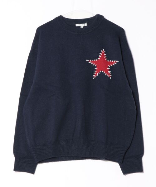 ８(eight)（エイト）の「ハンドステッチニットセーター（ニット/セーター・メンズ・ブラック系その他/グレー/ネイビー系/ブラック/グレー系その他/ネイビー・MEDIUM/LARGE）」の6枚目の写真