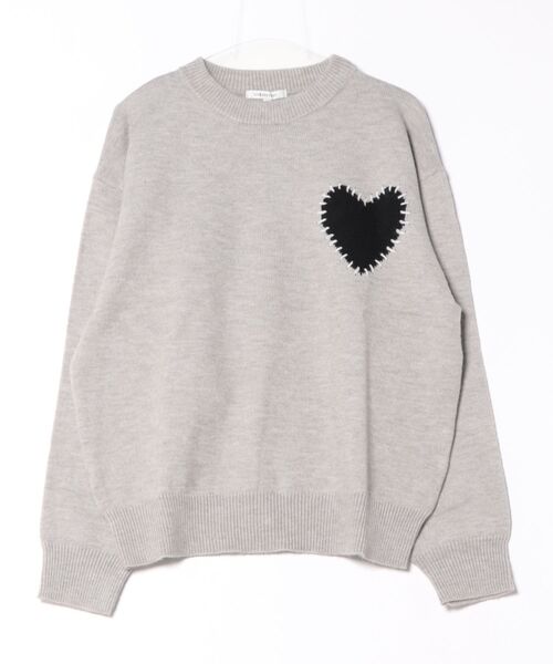 ８(eight)（エイト）の「ハンドステッチニットセーター（ニット/セーター・メンズ・ブラック系その他/グレー/ネイビー系/ブラック/グレー系その他/ネイビー・MEDIUM/LARGE）」の3枚目の写真