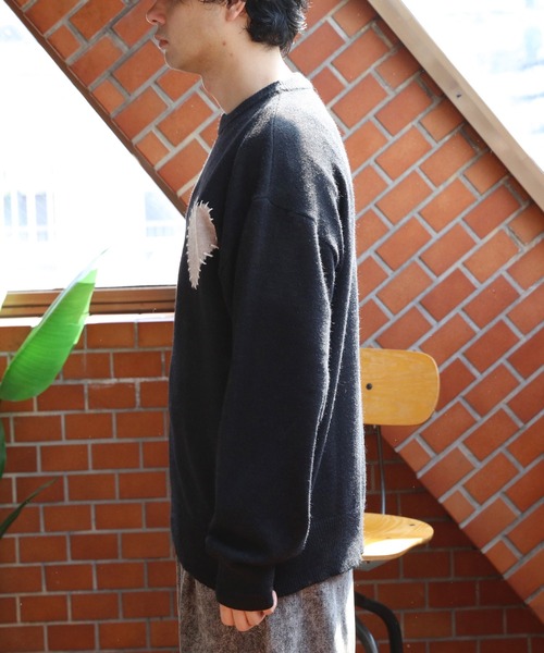 ８(eight)（エイト）の「ハンドステッチニットセーター（ニット/セーター・メンズ・ブラック系その他/グレー/ネイビー系/ブラック/グレー系その他/ネイビー・MEDIUM/LARGE）」の10枚目の写真