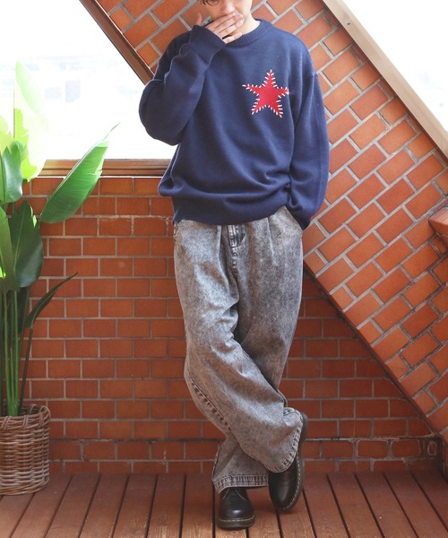 ８(eight)（エイト）の「ハンドステッチニットセーター（ニット/セーター・メンズ・ブラック系その他/グレー/ネイビー系/ブラック/グレー系その他/ネイビー・MEDIUM/LARGE）」の9枚目の写真