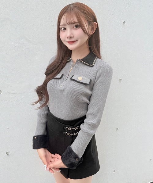 トップス ma S-BOXT-HOOD-ZIP-DIV Zip-up hoodie with Diesel embroidery