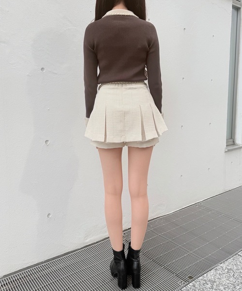 チェーンカラーZIPニット（ニット/セーター）｜NOMAE（ノーマエ）の