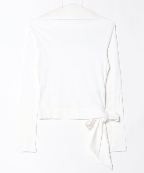 .KOM(ドットコム)の「A'GEM/9 × .kom 『.KOM/ドットケーオーエム』 Rhinestone Logo Design Long Sleeve T-shirt/ラインストーン ロゴデザイン 長袖Tシャツ(Tシャツ/カットソー・レディース・ホワイト/ブラック・FREE)」の9枚目の写真