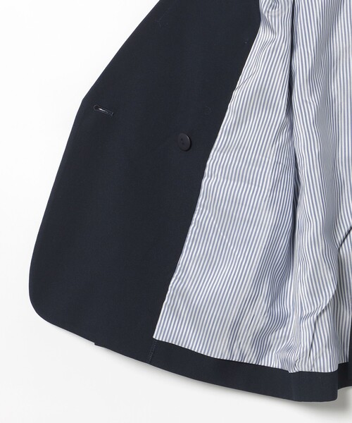 BEAMS HEART（ビームスハート）の「オーバー ダブル ジャケット（テーラードジャケット・レディース・グレー/ネイビー・MEDIUM/LARGE）」の16枚目の写真