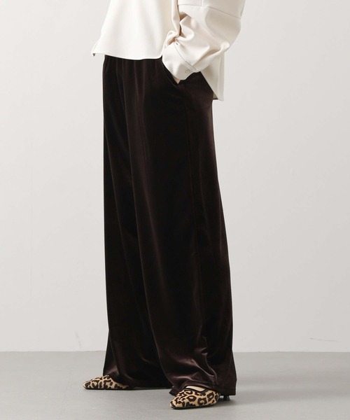 Gready Brilliant(グレディブリリアン)の「ベロアパンツ(その他パンツ・レディース・モカ/ダークブラウン・38)」の2枚目の写真