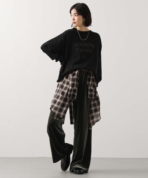 Gready Brilliant(グレディブリリアン)の「ベロアパンツ(その他パンツ・レディース・モカ/ダークブラウン・38)」の22枚目の写真