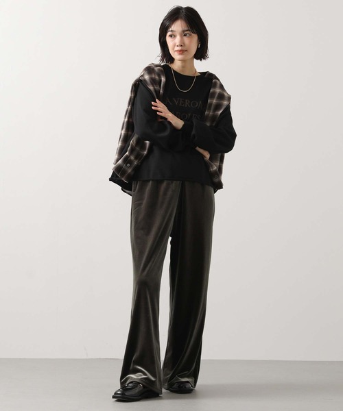 Gready Brilliant(グレディブリリアン)の「ベロアパンツ(その他パンツ・レディース・モカ/ダークブラウン・38)」の11枚目の写真