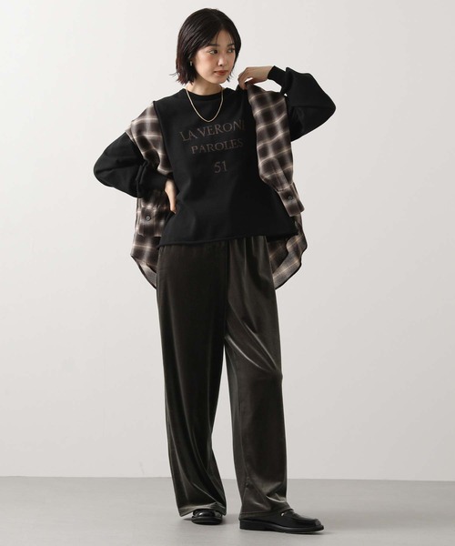 Gready Brilliant(グレディブリリアン)の「ベロアパンツ(その他パンツ・レディース・モカ/ダークブラウン・38)」の14枚目の写真