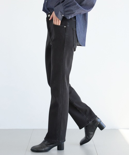 BARNYARDSTORM(バンヤードストーム)の「BARNYARDSTORM / 裏起毛スリムデニム【WEB限定サイズL】【YouTube「i.style closet」紹介アイテム】(デニムパンツ・レディース・ブラック/ダークブルー・L/M/S)」の16枚目の写真