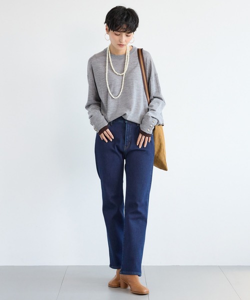 BARNYARDSTORM(バンヤードストーム)の「BARNYARDSTORM / 裏起毛スリムデニム【WEB限定サイズL】【YouTube「i.style closet」紹介アイテム】(デニムパンツ・レディース・ブラック/ダークブルー・L/M/S)」の22枚目の写真