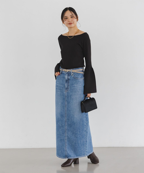 ノーブル　デニムスカート　別注　NEED by heritage RINA 24 NOBLE別注・追加》 NEED by heritage/ニードバイヘリテージ RINA