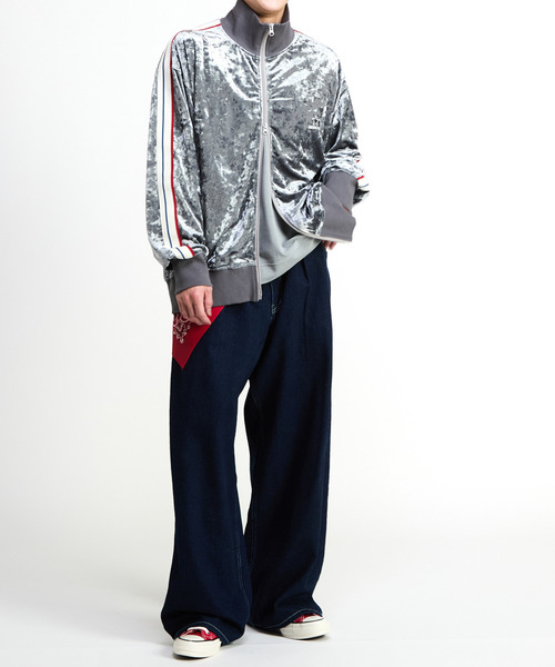 CONVERSE TOKYO（コンバーストウキョウ）の「WIDE DENIM PANTS (SET-UP)（デニムパンツ・レディース・サックスブルー/ブラック/インディゴブルー・SMALL/MEDIUM）」の20枚目の写真