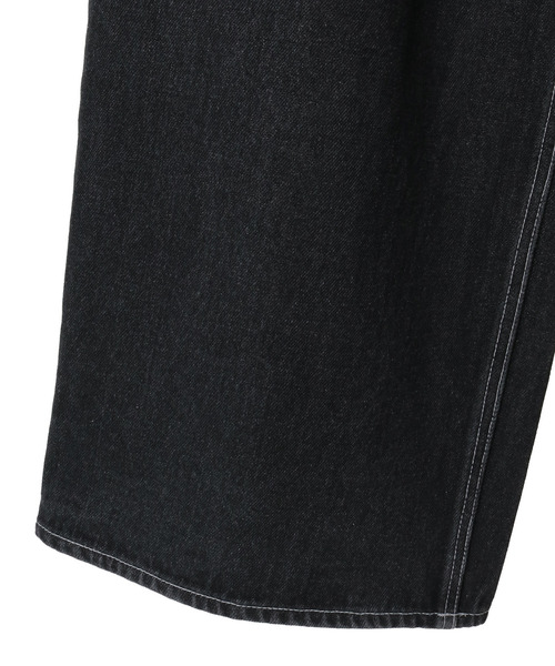 CONVERSE TOKYO（コンバーストウキョウ）の「WIDE DENIM PANTS (SET-UP)（デニムパンツ・レディース・サックスブルー/ブラック/インディゴブルー・SMALL/MEDIUM）」の10枚目の写真