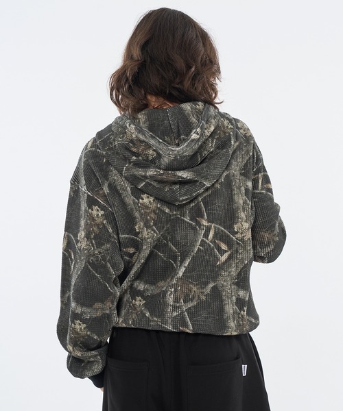 セール】ASSORT THERMAL EYELET DESIGN DOUBLE ZIP HOODIE / アソート