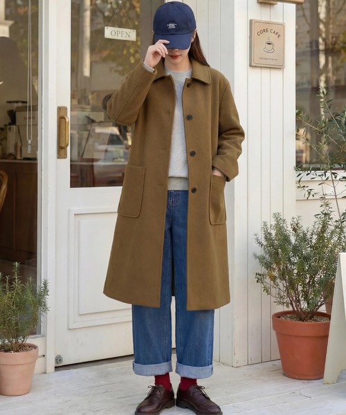 cammie(キャミー)の「コクーンコート(その他アウター・レディース・グレー/グレイッシュベージュ/ブラック・L/M)」の16枚目の写真