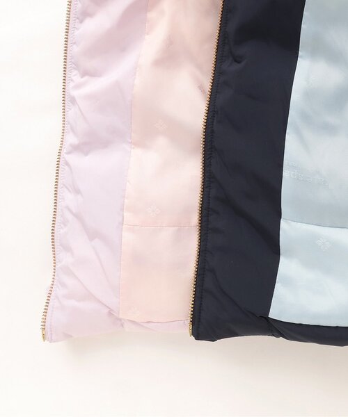 ケイトスペードニューヨーク　ダウンコート ピンク　120cm 花飾ベルト kate spade new york kids（ケイトスペードニューヨーク）の「トドラー