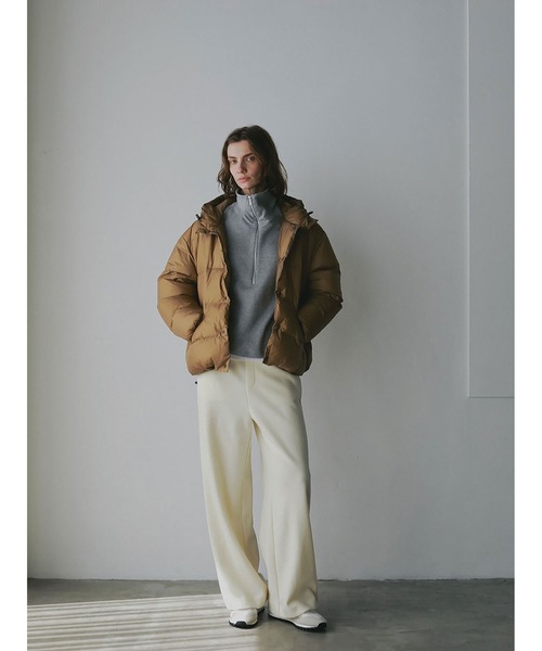 HER.（ハー）の「ビッグカラーハーフジッププルオーバー（Tシャツ/カットソー・レディース・グレー/ライトグレー・フリー）」の17枚目の写真