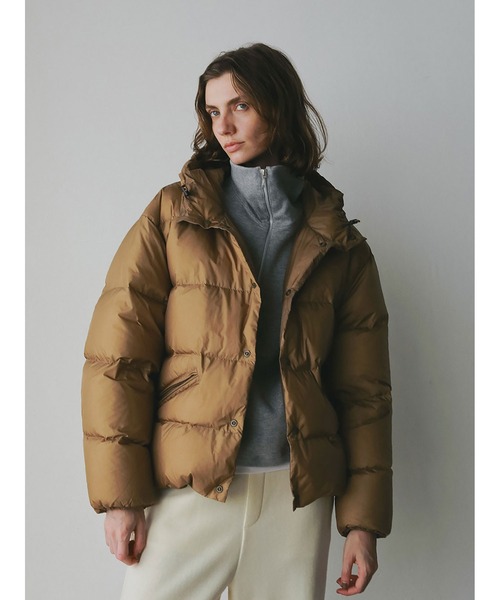 HER.（ハー）の「ビッグカラーハーフジッププルオーバー（Tシャツ/カットソー・レディース・グレー/ライトグレー・フリー）」の15枚目の写真