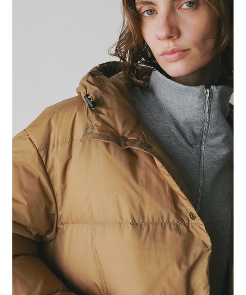 HER.（ハー）の「ビッグカラーハーフジッププルオーバー（Tシャツ/カットソー・レディース・グレー/ライトグレー・フリー）」の16枚目の写真