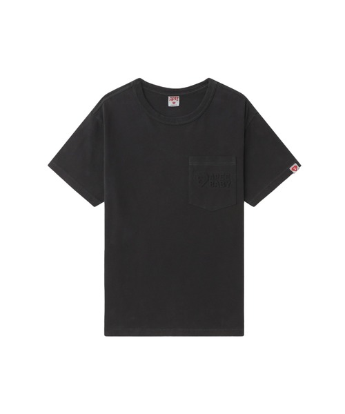 A BATHING APE（アベイシングエイプ）の「SHORT SLEEVES POCKET TEE（Tシャツ/カットソー・レディース・レッド/アイボリー/ブラック・FREE）」の3枚目の写真