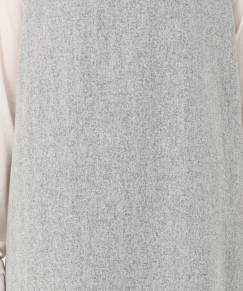 STRAWBERRY-FIELDS(ストロベリーフィールズ)の「メランジツイード_前後2wayジャンパースカート(ワンピース・レディース・アイボリー/ブラック・2)」の11枚目の写真