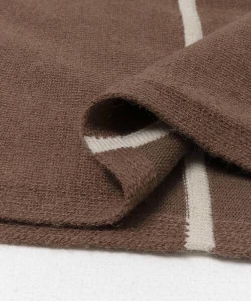 ITEMS URBANRESEARCH（アイテムズ アーバンリサーチ）の「パイピングニットジャンパースカート（ジャンパースカート・レディース・ブラウン/ベージュ系その他・FREE）」の11枚目の写真
