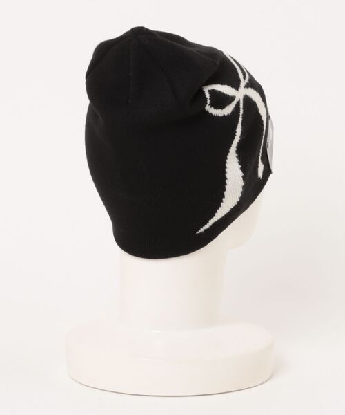Heather（ヘザー）の「【NEW ERA/ニューエラ】リボンニットビーニー　493952（ニットキャップ/ビーニー・レディース・ブラック/アイボリー・FREE）」の9枚目の写真