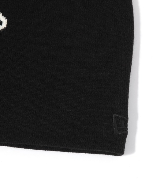 Heather（ヘザー）の「【NEW ERA/ニューエラ】リボンニットビーニー　493952（ニットキャップ/ビーニー・レディース・ブラック/アイボリー・FREE）」の5枚目の写真