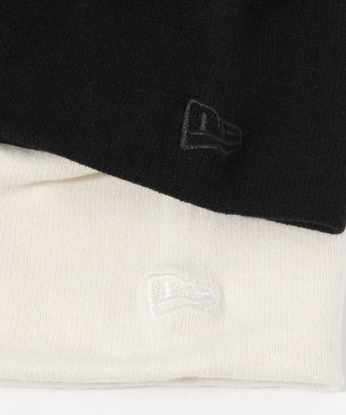 Heather（ヘザー）の「【NEW ERA/ニューエラ】リボンニットビーニー　493952（ニットキャップ/ビーニー・レディース・ブラック/アイボリー・FREE）」の6枚目の写真