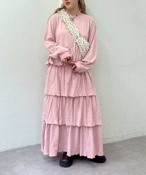 ティアードカットワンピース（ワンピース）｜w closet（ダブル