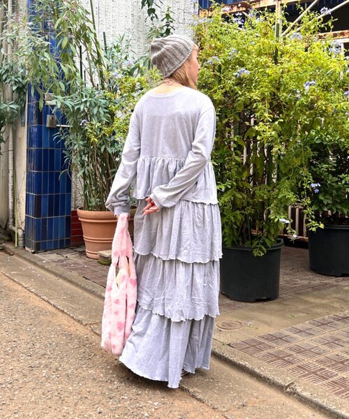 ティアードカットワンピース（ワンピース）｜w closet（ダブル