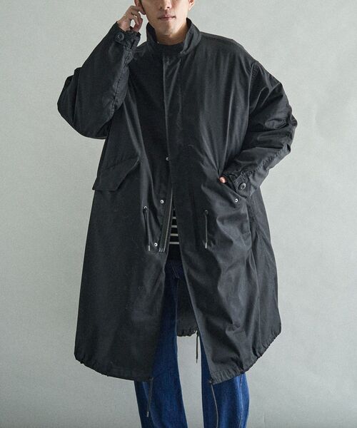 CRAFT STANDARD BOUTIQUE（クラフトスタンダードブティック）の「【3WAY】M65フィッシュテールコート（その他アウター・メンズ・ブラック/カーキ・M/L/XL）」の2枚目の写真