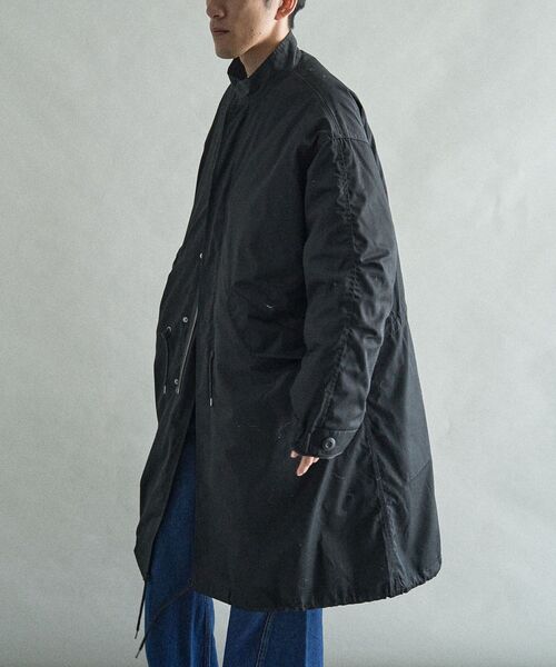 CRAFT STANDARD BOUTIQUE（クラフトスタンダードブティック）の「【3WAY】M65フィッシュテールコート（その他アウター・メンズ・ブラック/カーキ・M/L/XL）」の4枚目の写真